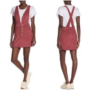 Luna Chix Dress Jumper Style Corduroy Purple Potent Heather Size L